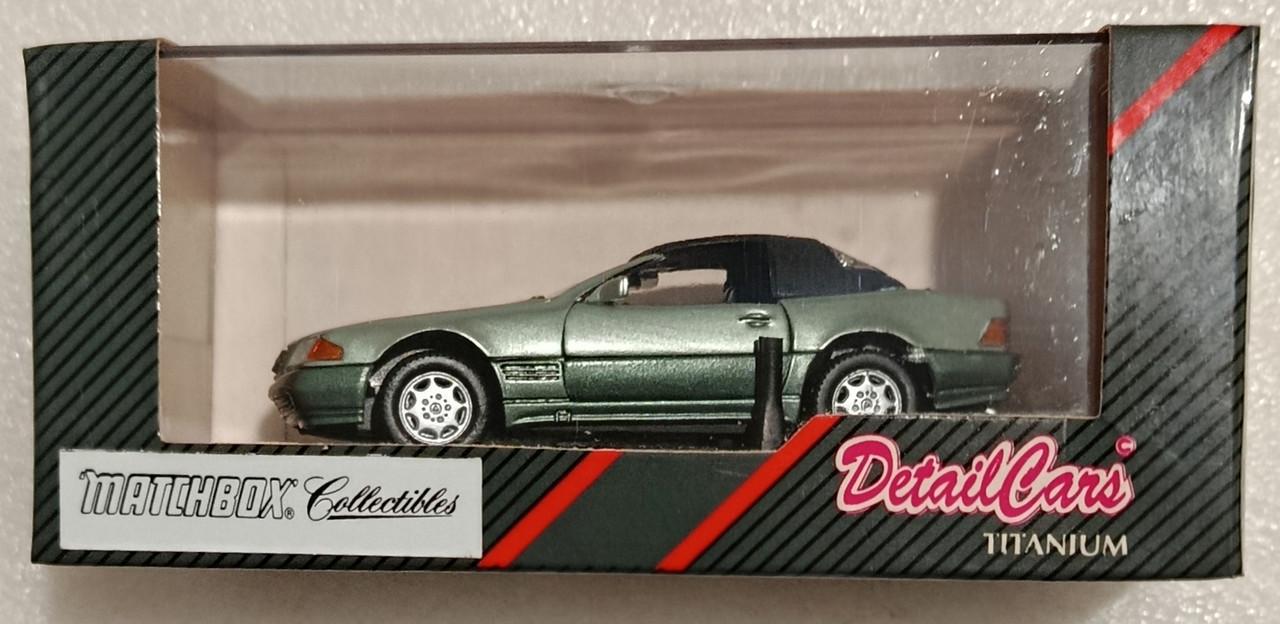 Игрушечная машинка Matchbox Collectibles 1:43 Mercedes 320 SL Soft Top 1990 s Detail Cars Titanium №232 (9DC-232) - фото 2 Игрушечная машинка Matchbox Collectibles 1:43 Mercedes 320 SL Soft Top 1990 s Detail Cars Titanium №232 (9DC-232) - фото 2