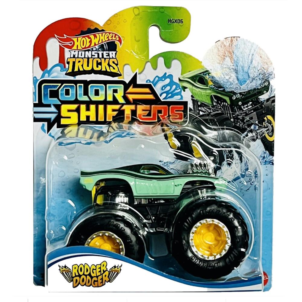 Машинка-внедорожник Hot Wheels Monster Trucks Измени цвет Roger Dodger HGX06-11 (163246) Машинка-внедорожник Hot Wheels Monster Trucks Измени цвет Roger Dodger HGX06-11 (163246)