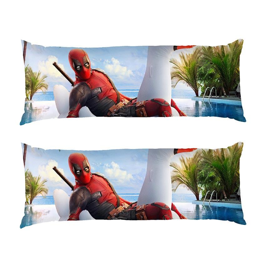 Подушка дакимакура Deadpool in swimming pool габардин 70х30 см (113188) Подушка дакимакура Deadpool in swimming pool габардин 70х30 см (113188)