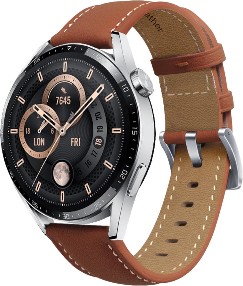 Ремешок кожаный Folsa для Huawei Watch GT3 46 мм Brown (31548-30)