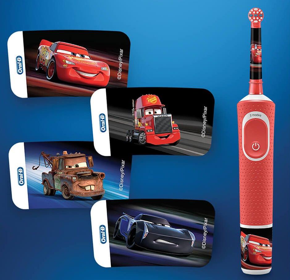 Электрическая зубная щетка Oral-B D100 Kids Cars (48800) - фото 4