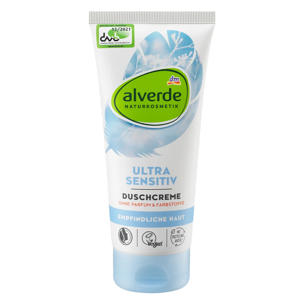 Гель для душа Alverde Naturkosmetik Ultra Sensitive для очень чувствительной кожи 200 мл (EPI-15102025-108)