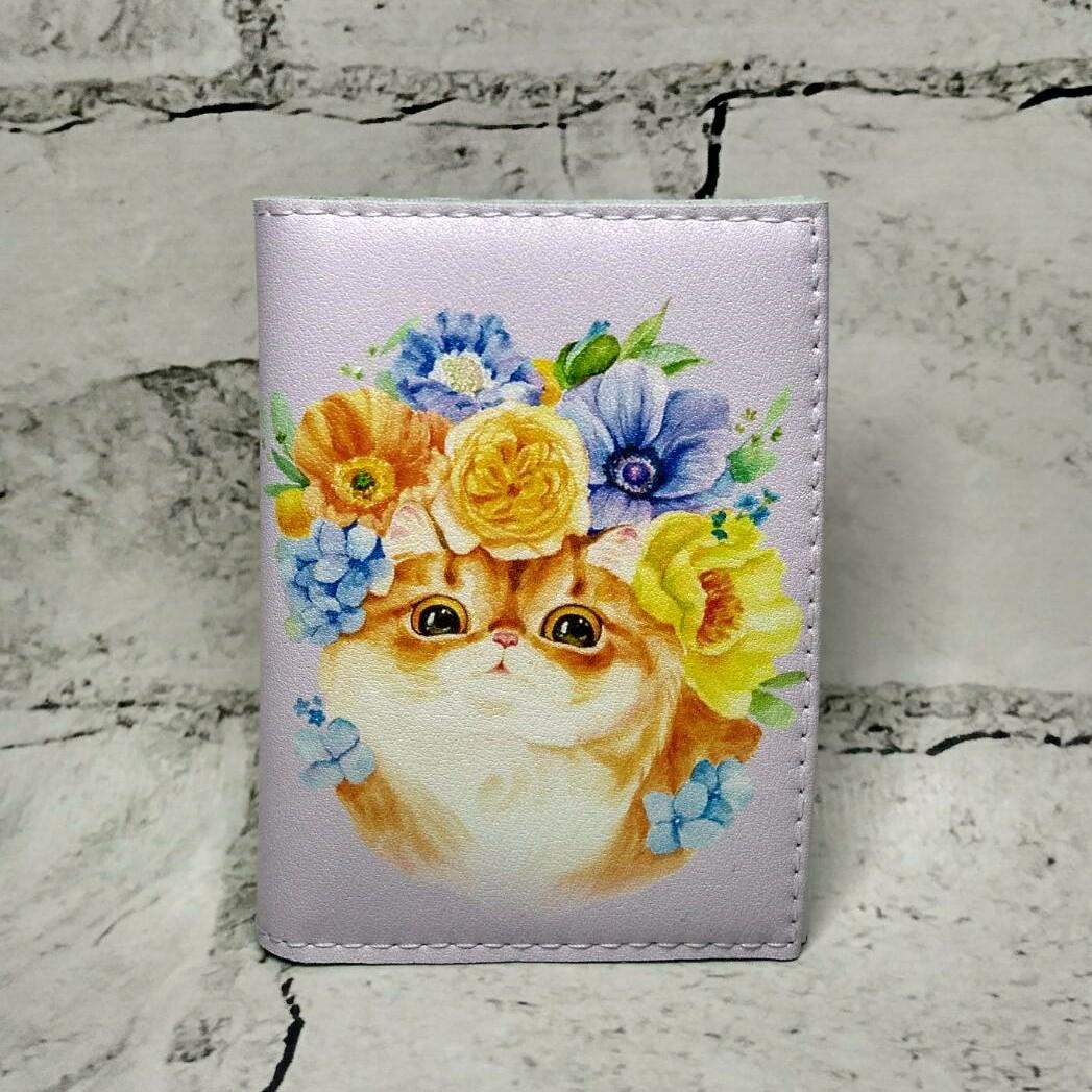 Обложка для ID паспорта Котик (D-110) Обложка для ID паспорта Котик (D-110)