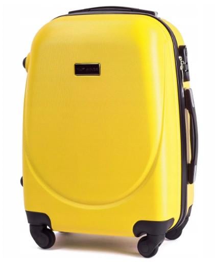 Валіза пластикова WINGS 310 L на 4 колесах Жовтий (CEKRBWI310LB4JET) - фото 1