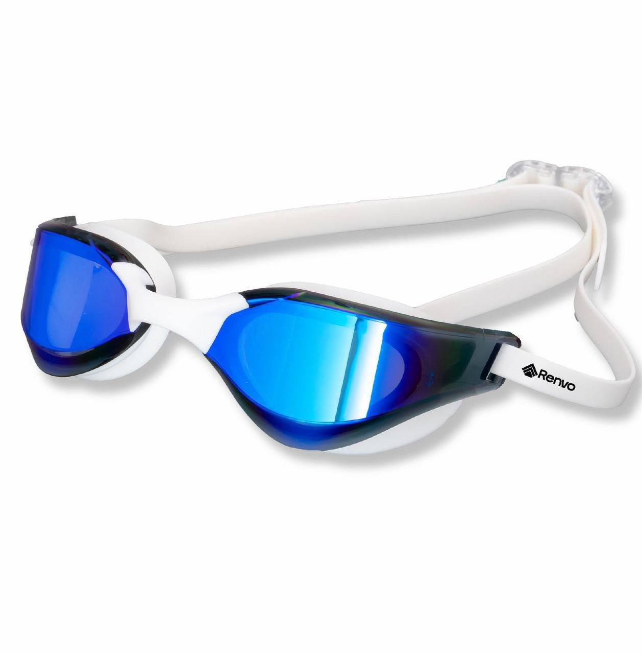 Окуляри для плавання Renvo Alat Pro Anti-fog OSFM Уні Білий/Синій/Чорний (2SG610-0304)
