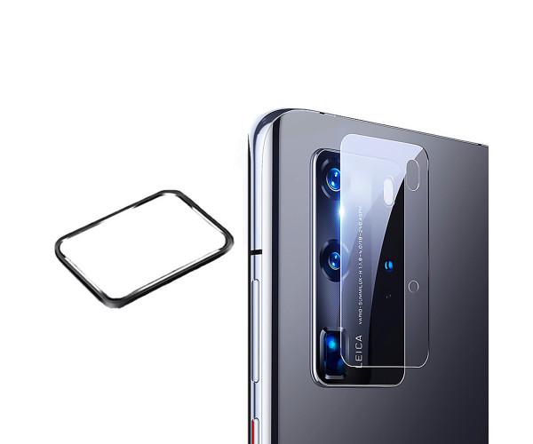 Защитное стекло и рамка Tempered Glass 0,3 мм на заднюю камеру для Huawei P40 Pro