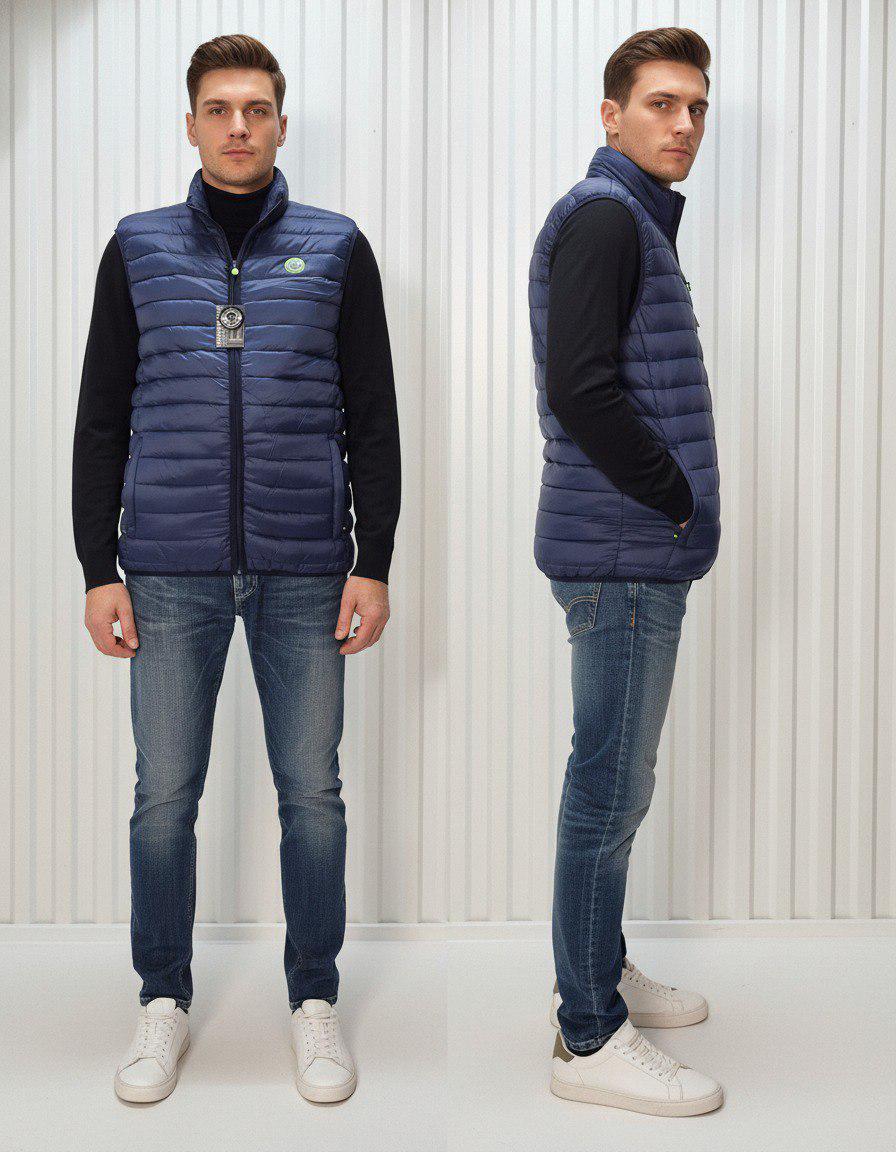 Жилет чоловічий Just Emporio 2XL Синій (1615) - фото 8 Жилет чоловічий Just Emporio 2XL Синій (1615) - фото 8