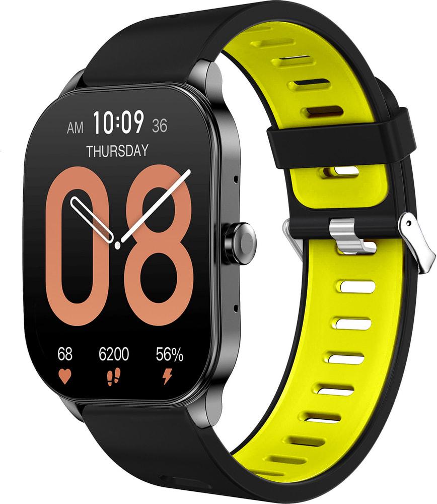 Ремешок Traf для Amazfit Pop 3S/3R Black Yellow (34469-61)