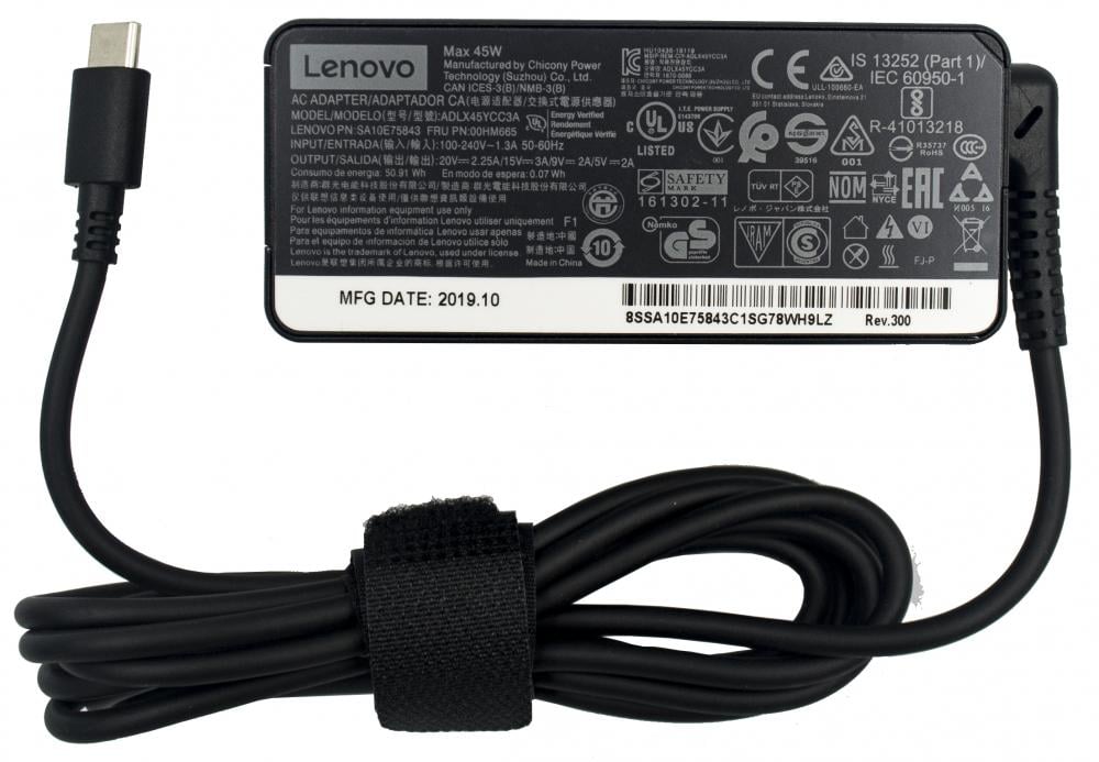 Блок живлення для ноутбука Lenovo ThinkPad T480s 45 W