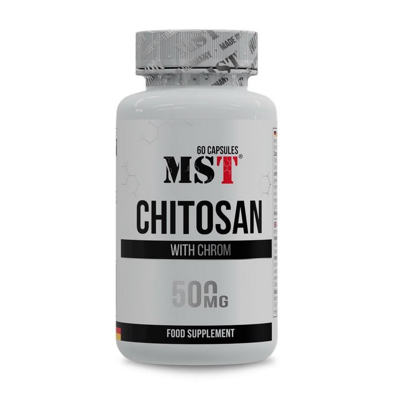Хитозан MST Chitosan With Chrom 500мг 60 капс.