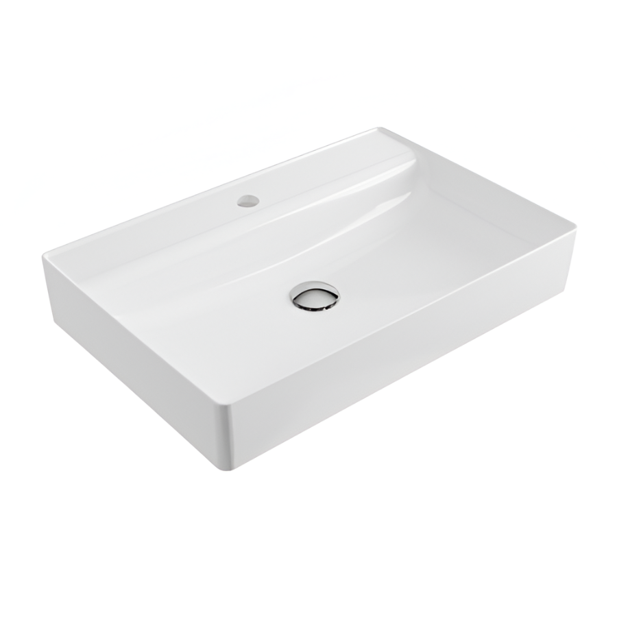 Раковина накладная Excellent Rima 2.0 CEEX.4901.600.WH 600x400 прямоугольная, белая глянцевая