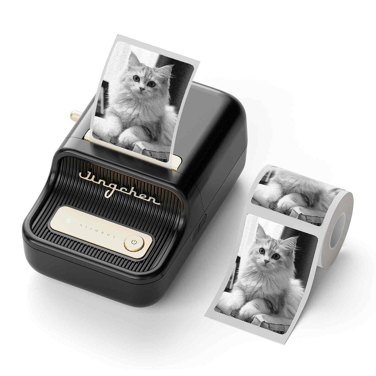 Термопринтер етикеток/стікерів NIIMBOT B21S Bluetooth портативний 1500 mAh Black (1AC19051601) - фото 5 Термопринтер етикеток/стікерів NIIMBOT B21S Bluetooth портативний 1500 mAh Black (1AC19051601) - фото 5