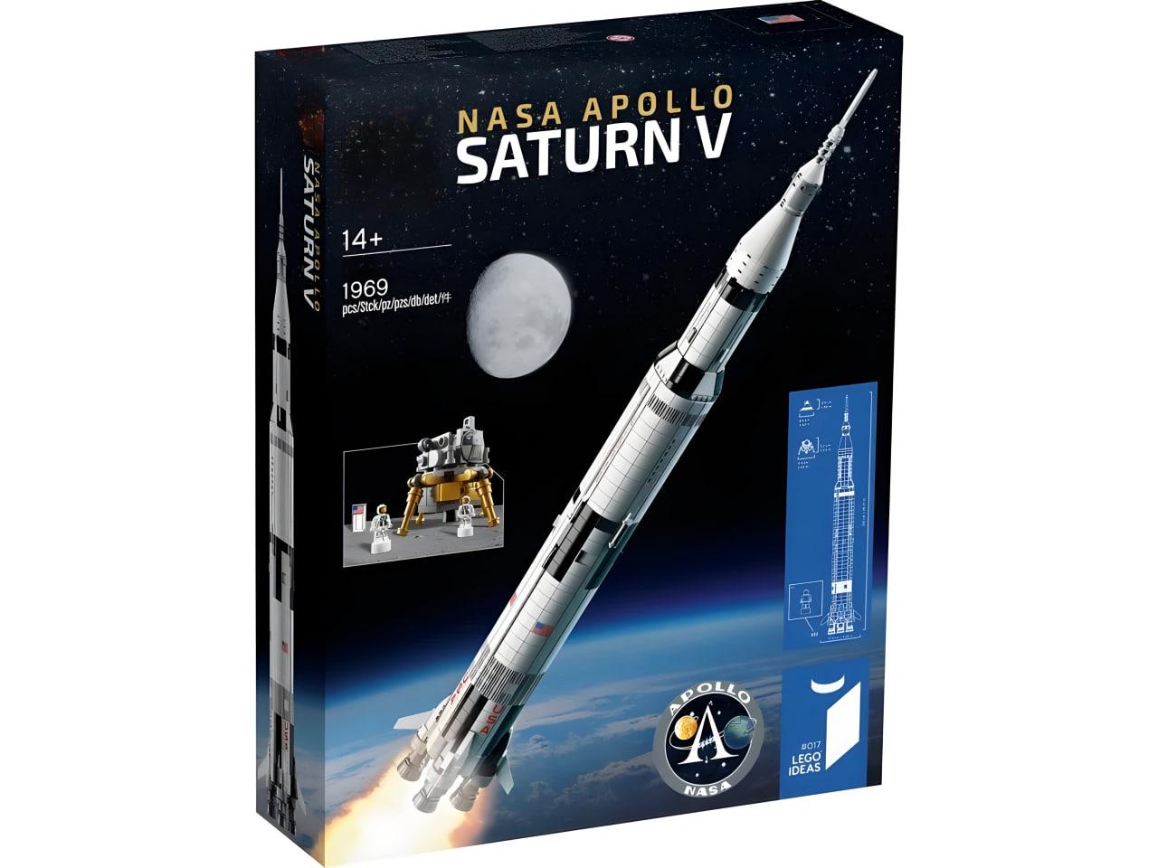 Конструктор Ракетно-космическая система НАСА "Сатурн-5-Аполлон" 1969 деталей (ZM60005) - фото 8 Конструктор Ракетно-космическая система НАСА "Сатурн-5-Аполлон" 1969 деталей (ZM60005) - фото 8