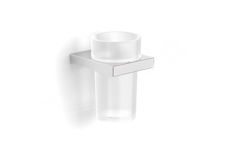 Тримач-склянка для зубних щіток Stella NEW YORK настінний скляний (05.411)