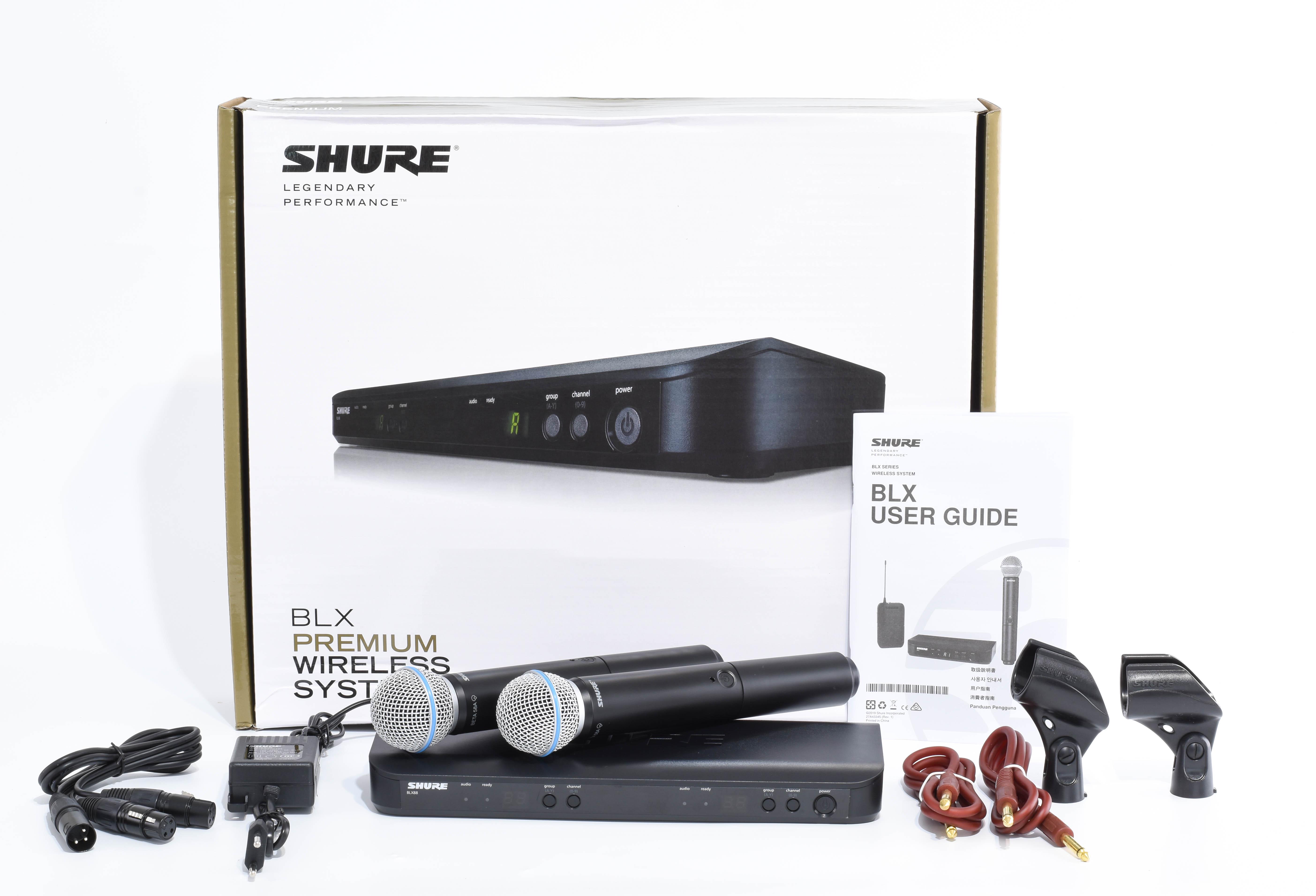 Радіосистема на два мікрофони SHURE BLX288 BETA 58A (0074) - фото 3
