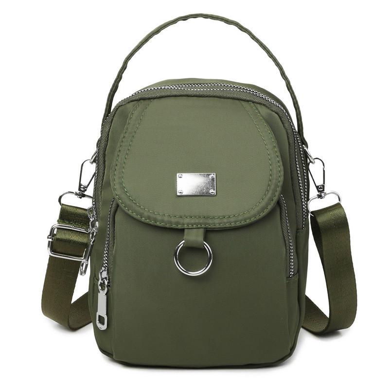 Жіноча сумка класична 10649 крос-боді Зелений (29472155) - фото 2