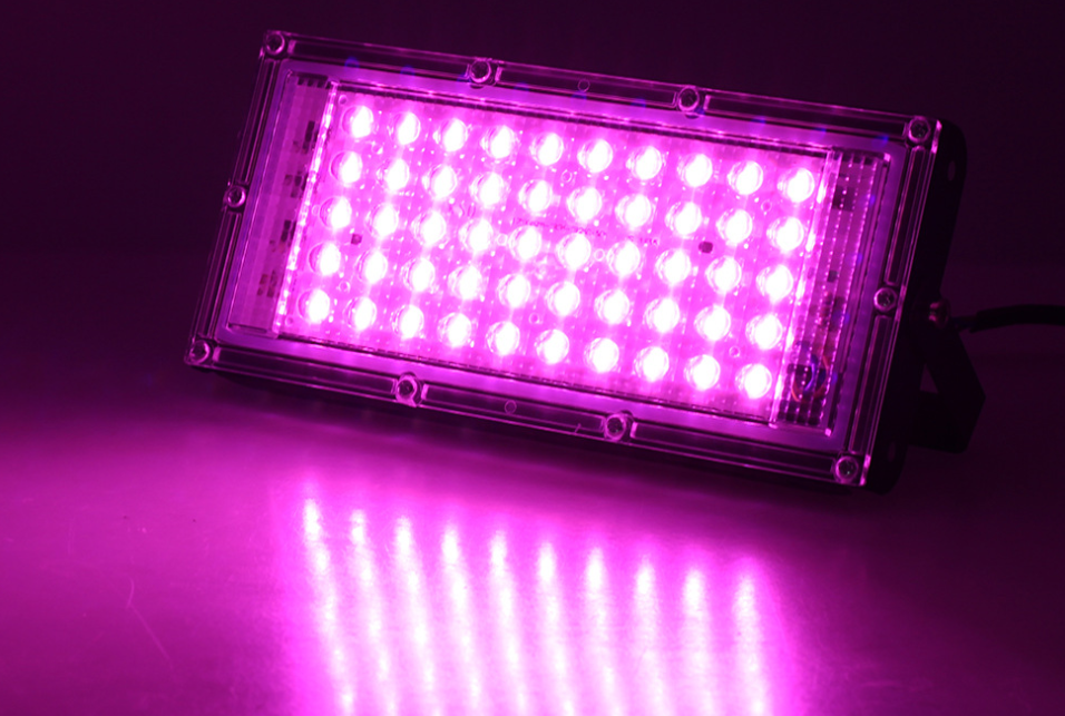 Фитолампа-прожектор 50 LED 210х92 мм для растений и рассады 50 Вт с проволокой и выключателем - фото 4 Фитолампа-прожектор 50 LED 210х92 мм для растений и рассады 50 Вт с проволокой и выключателем - фото 4