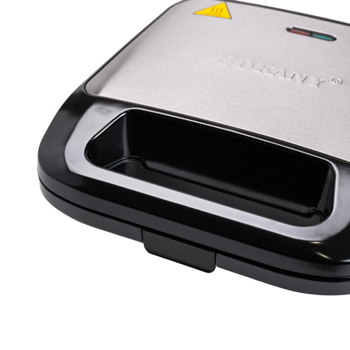 Мультипекар Sokany 08063 на 7 пластин з антипригарним покриттям Хром - фото 8