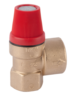 Клапан запобіжний мембранний Herz DN 25 РN 25 для котлів потужністю до 200 кВт (1260703)