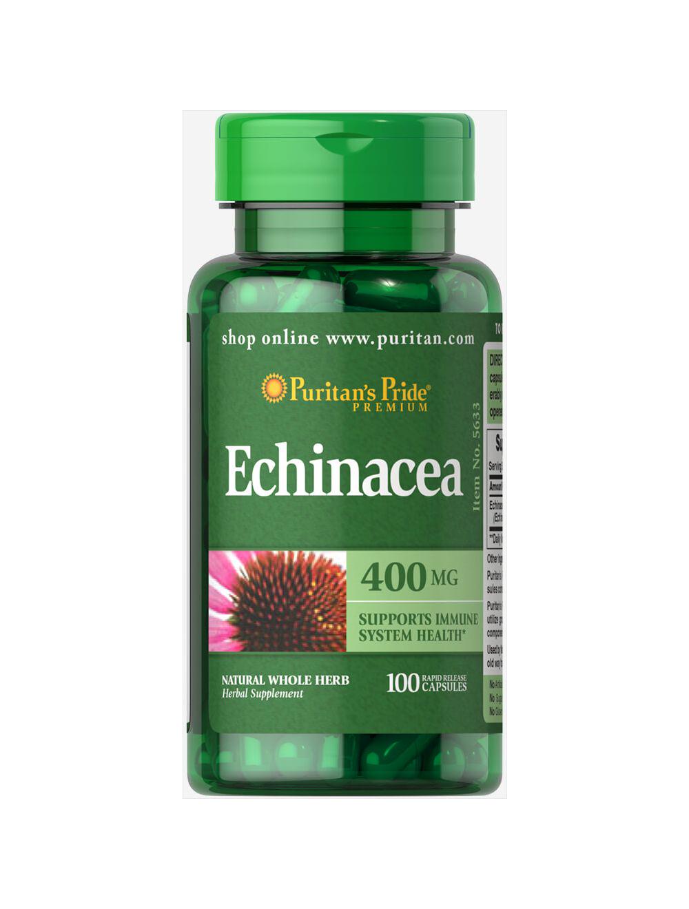 Эхинацея Puritan's Pride Echinacea 400 mg 100 капс.