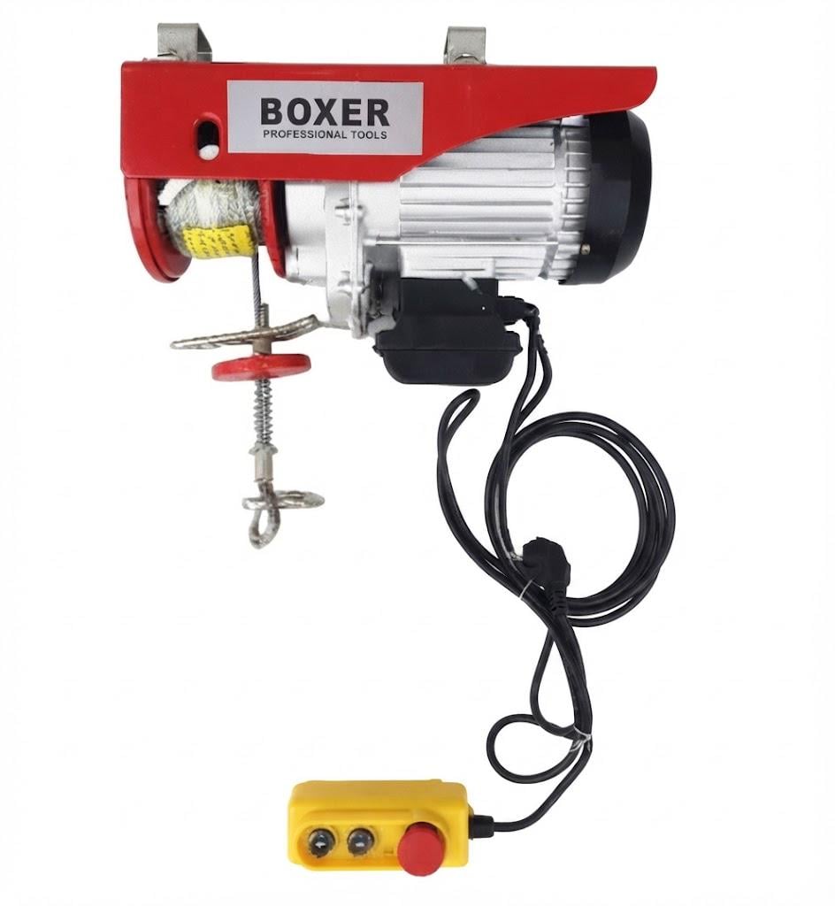 Тельфер електричний BOXER BX562 2000 Вт 500 кг висота підйому до 12 м (36526940) Тельфер електричний BOXER BX562 2000 Вт 500 кг висота підйому до 12 м (36526940)
