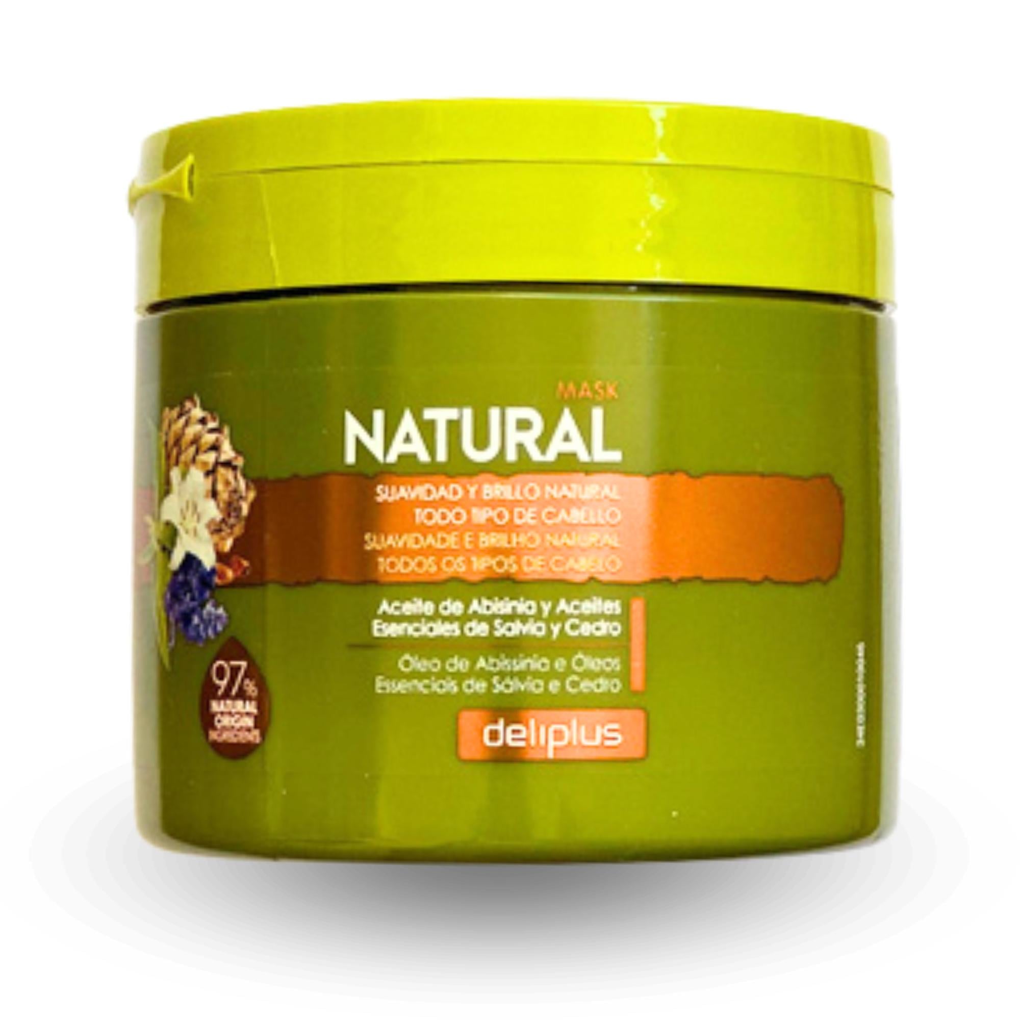 Маска для всех типов волос Deliplus Natural 400 мл