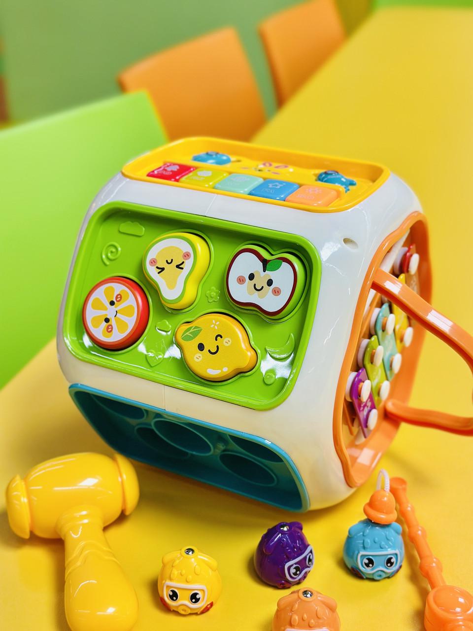 Игровой центр развивающий Бизи куб 8в1 для развития мелкой моторики (2746795481) - фото 2