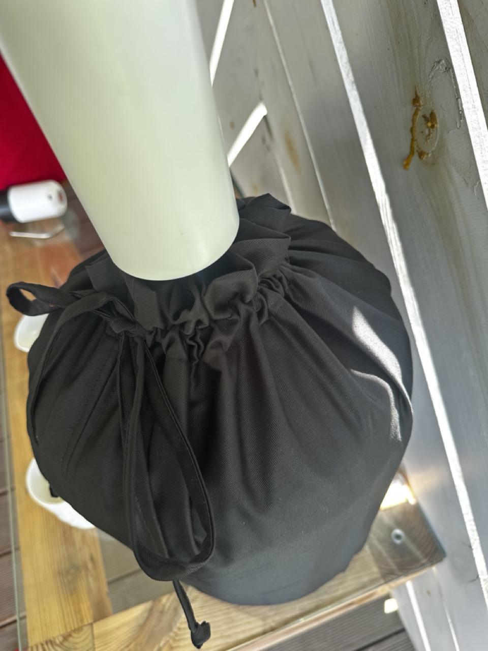 Чехол текстильный котоновый однотонный на пластиковый бутыль 19 л Черный - фото 3 Чехол текстильный котоновый однотонный на пластиковый бутыль 19 л Черный - фото 3