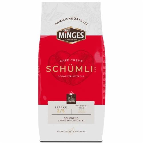 Кофе в зернах Minges Cafe Crema Schumli 1 кг