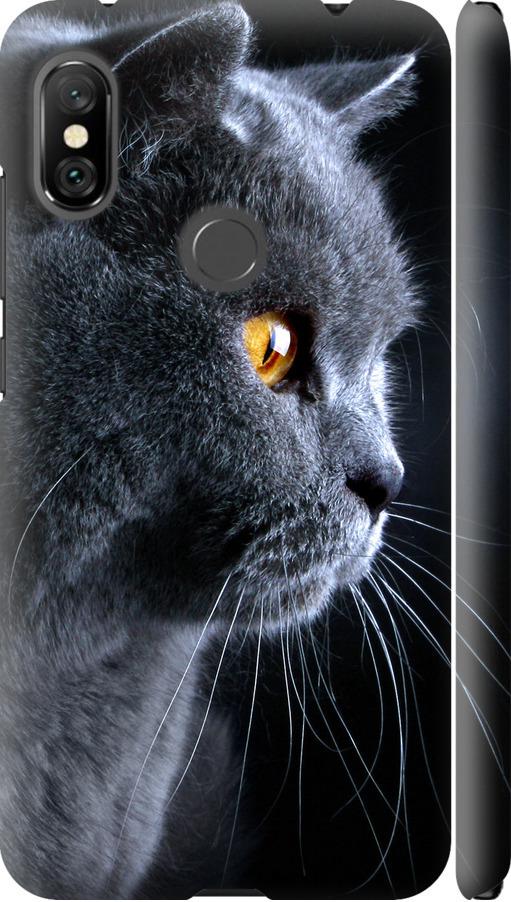 Чехол на Xiaomi Redmi Note 6 Pro Красивый кот (3038m-1551-42517)
