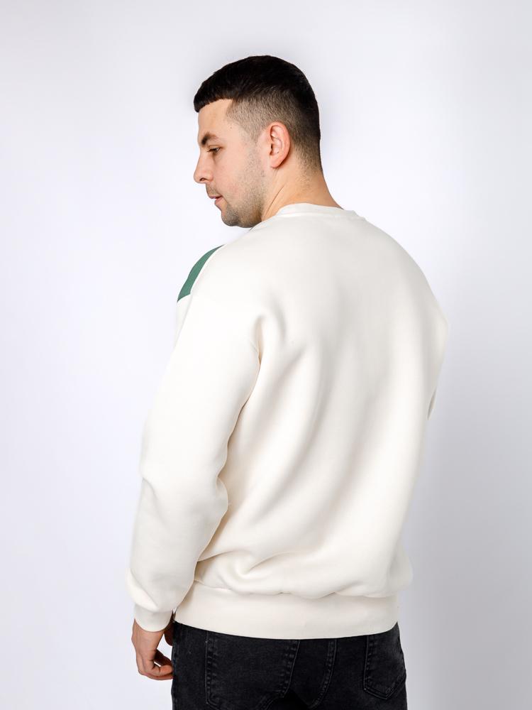 Світшот чоловічий ЦБ-00236352 р. 46 Білий (SKT000952098) - фото 3 Світшот чоловічий ЦБ-00236352 р. 46 Білий (SKT000952098) - фото 3