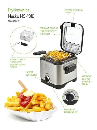 Фритюрниця Mesko MS 4910 1,5 л (id_653) - фото 2