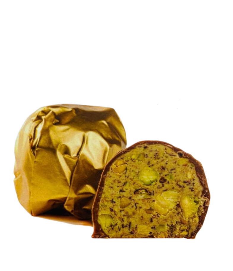 Конфеты дубайские Lux Choco №3106 с фисташкой в молочном шоколаде 40 г (60503)