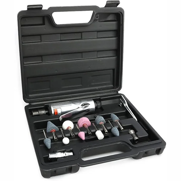 Пневмогравер AN00490 для шлифовки полировки и других задач по обработке в наборе 10 насадок (AN00490) Пневмогравер AN00490 для шлифовки полировки и других задач по обработке в наборе 10 насадок (AN00490)