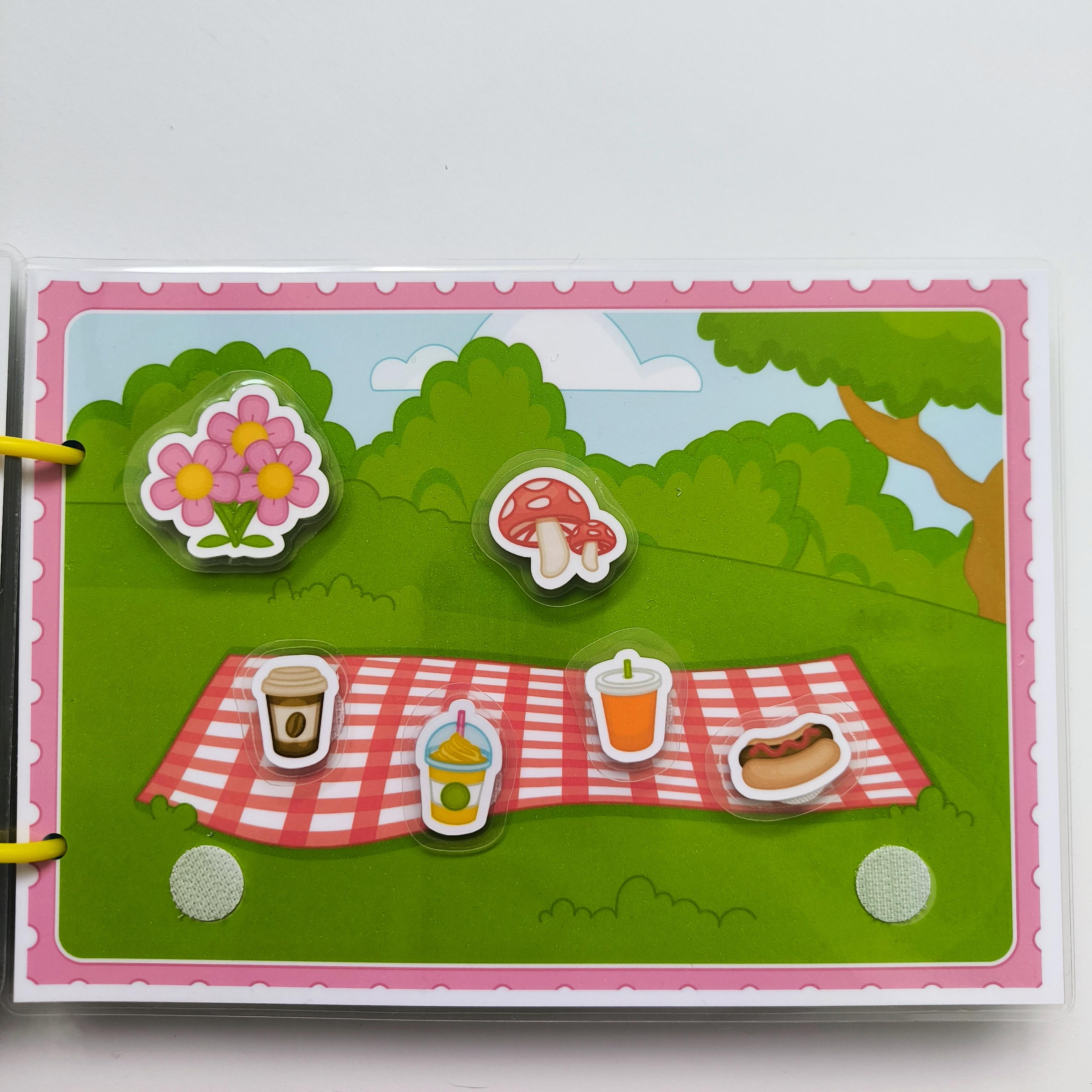 Книга на липучках Лабубу розвивающая (LP-0057) - фото 9 Книга на липучках Лабубу розвивающая (LP-0057) - фото 9