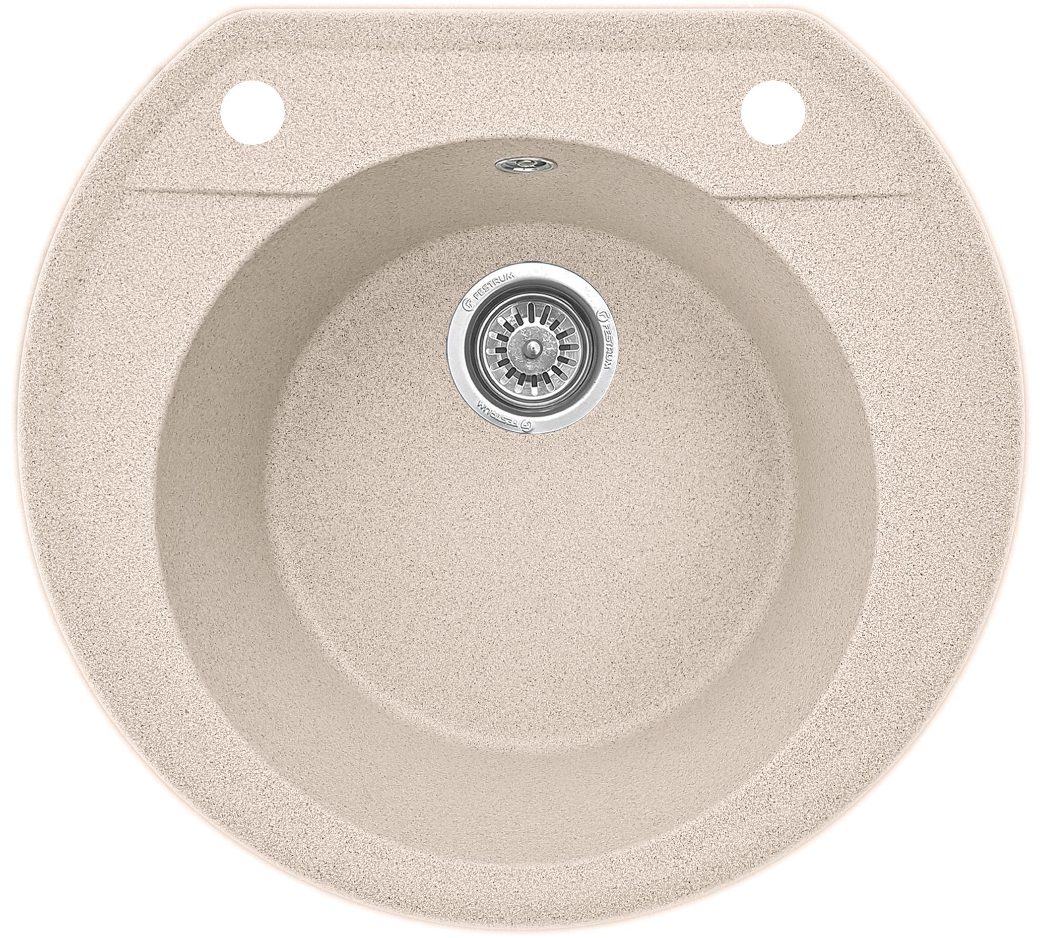 Мойка кухонная EcoLine EL31D 530x490 мм Бежевый