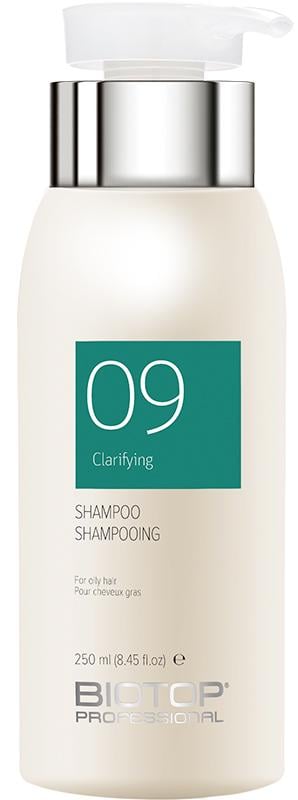 Шампунь очищающий BIOTOP 09 для жирных волос 250 мл (51819)