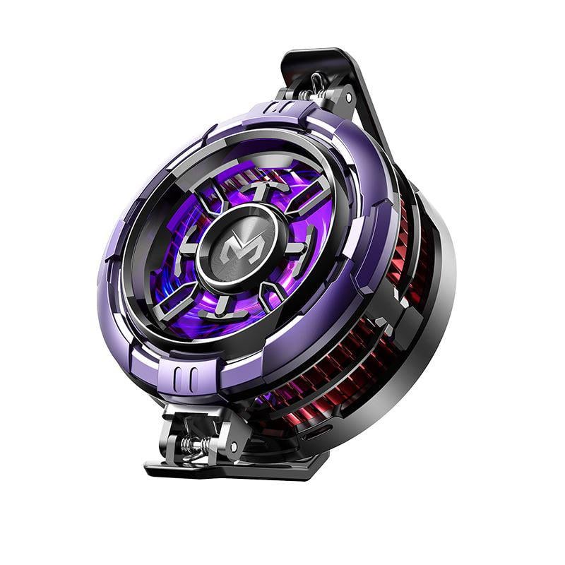 Кулер активное охлаждение для телефона/планшета Memo CX08 AI c магнитной и механической крепью Purple (18515)