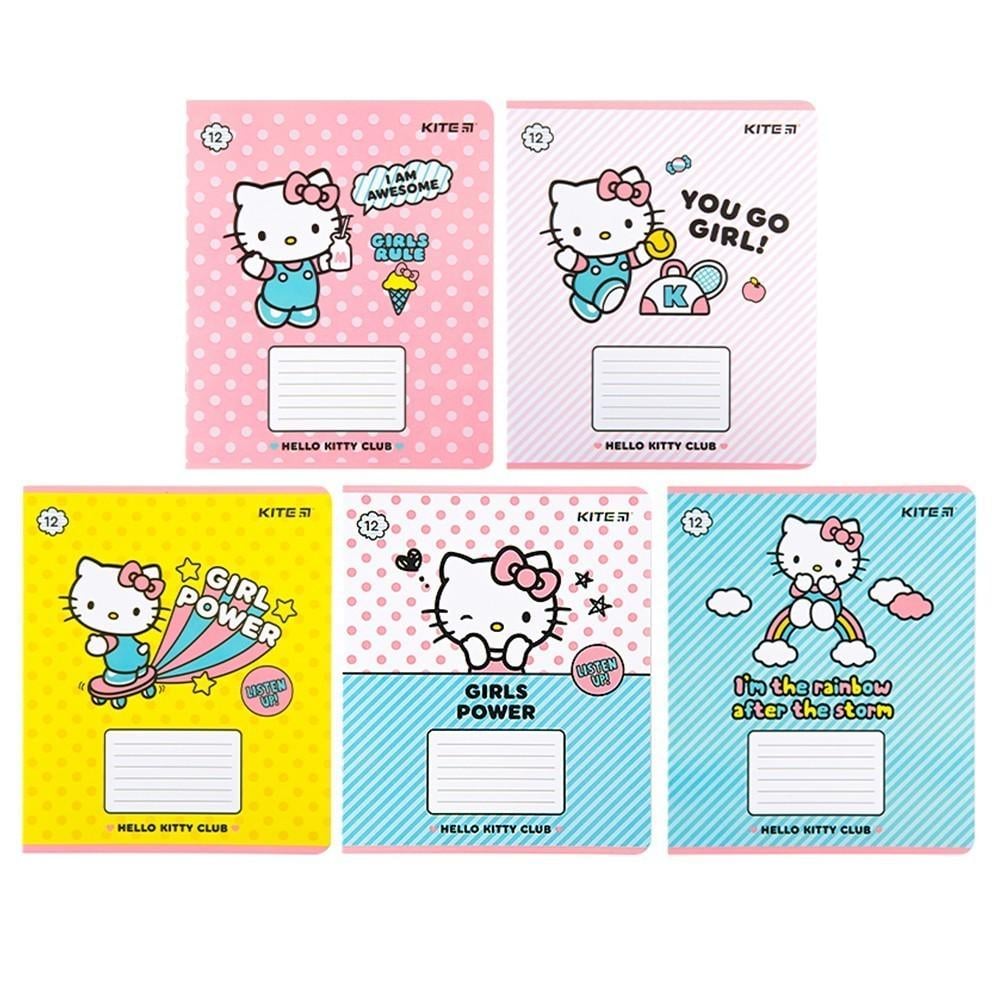 Комплект школьных тетрадей KITE Hello Kitty 12 листов 25 шт. (HK22-234_25pcs)