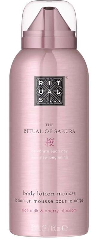 Лосьон-мусс для тела RITUALS The Ritual of Sakura с рисовым молоком и экстрактом сакуры 150 мл (52382)