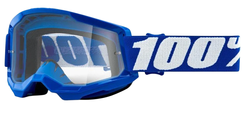 Мотоокуляри 100% STRATA 2 Goggle Blue/Clear Lens (14950)
