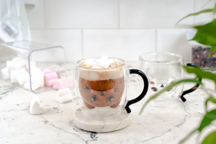 Набор чашек Ardesto AR2625BAR Animals с двойными стенками 2х250 мл (2445051650) - фото 3 Набор чашек Ardesto AR2625BAR Animals с двойными стенками 2х250 мл (2445051650) - фото 3