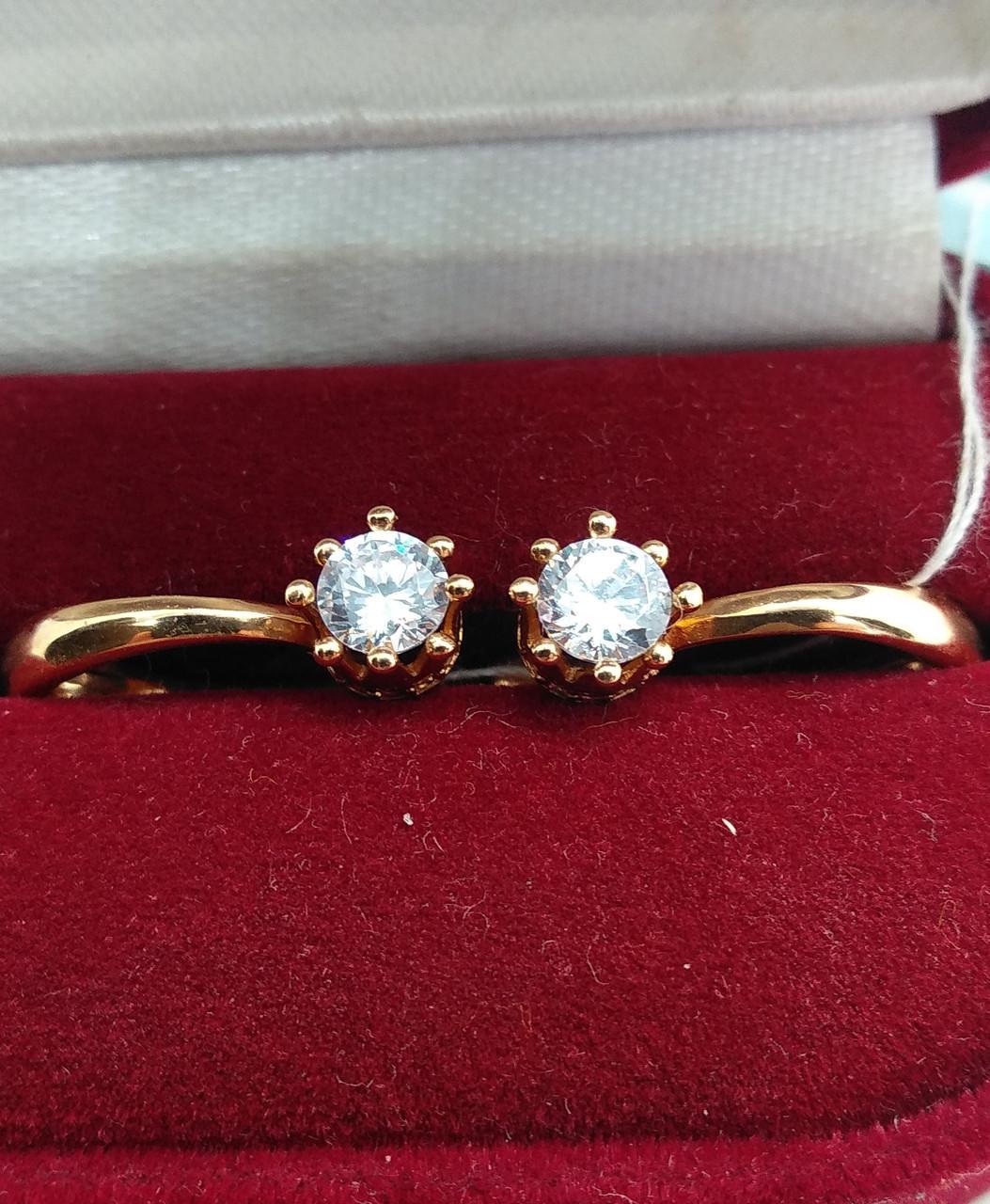 Серьги золото корона 585° 2,98 г (22212-078)