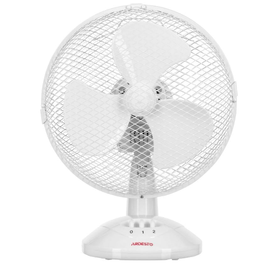 Настільний вентилятор Ardesto FT-23A 23 см Білий (iz16853)