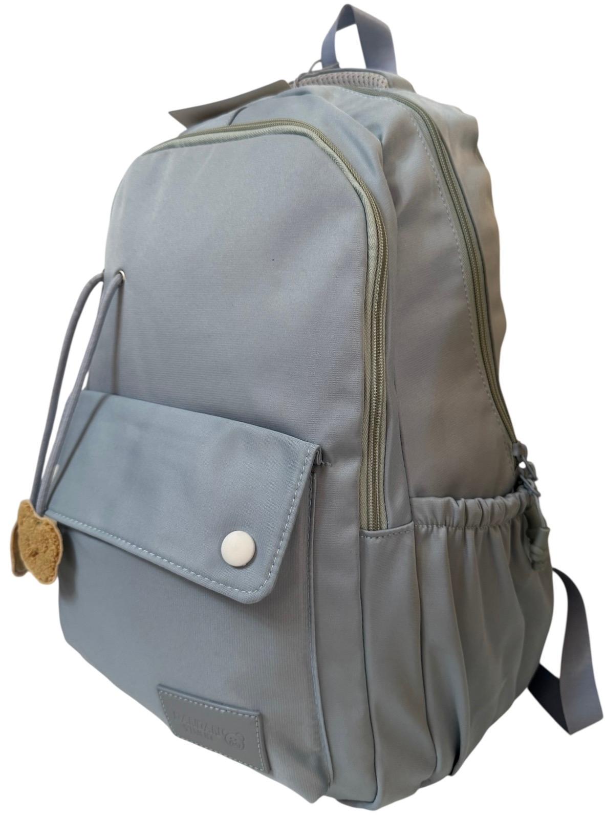 Рюкзак школьный с тремя отделениями Голубой (8806) - фото 2 Рюкзак школьный с тремя отделениями Голубой (8806) - фото 2