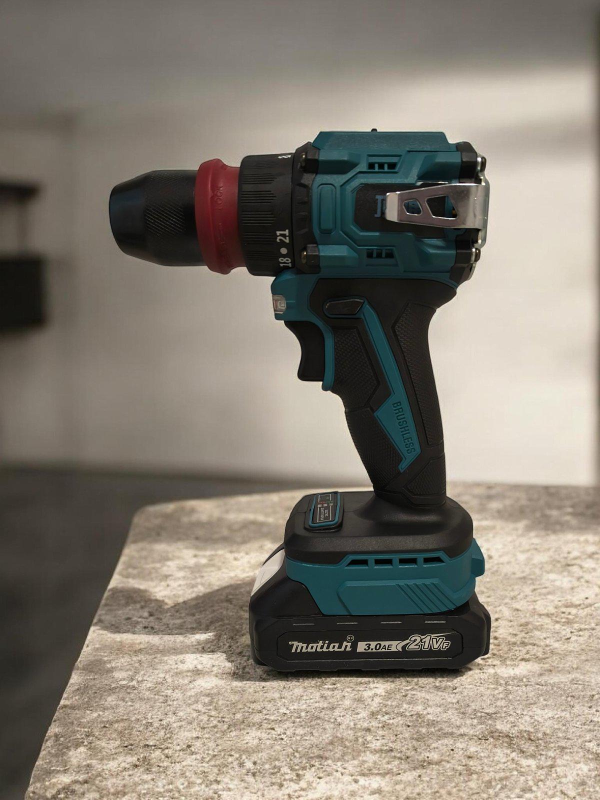 Шуруповерт NANTONG с быстросъемным металлическим патроном с 1 АКБ