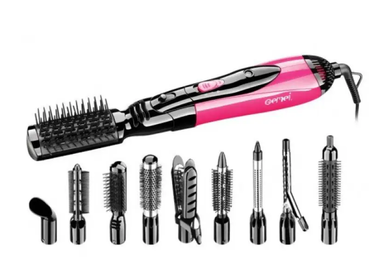 Фен-щетка для волос Gemei GM-4835 Розовый Фен-щетка для волос Gemei GM-4835 Розовый
