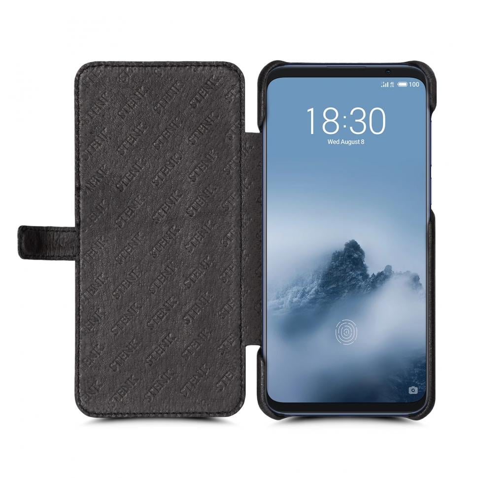 Чехол книжка Stenk Premium для Meizu 16th Plus Черный (63208)