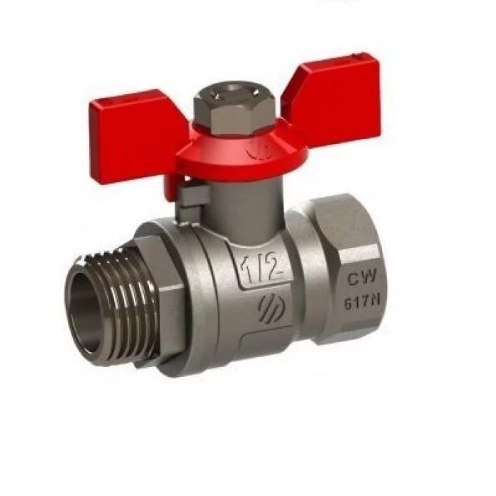 Кран шаровой Arco ВЗ 1/2" Sena ручка бабочка
