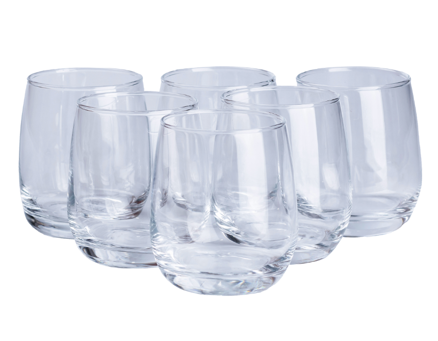 Набор стаканов Deli Glassware 6 шт. по 350 мл Прозрачный - фото 2 Набор стаканов Deli Glassware 6 шт. по 350 мл Прозрачный - фото 2